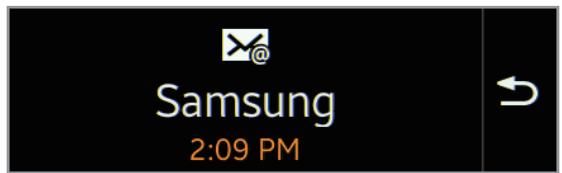 SAMSUNG GEAR FIT - Vérifier immédiatement les notifications - 1