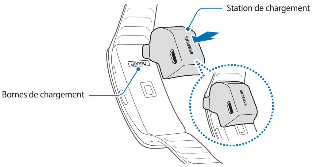 SAMSUNG GEAR FIT - Fixer l'appareil sur le bracelet - 6