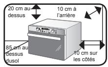 SAMSUNG CQ138T-ST - Installation du four à micro-ondes - 1