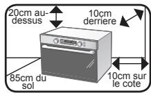 SAMSUNG CQ1570U - Installation du four a micro-ondes - 1