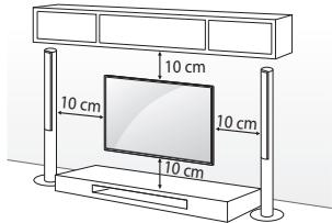 LG 32LH500D,  43LH500T - Montaje a pared - 1