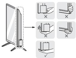 LG 32LH500D, 43LH500T - Cabo de alimentacao - 2