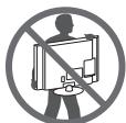 LG 32LH510B - Lifting and moving the TV - 1