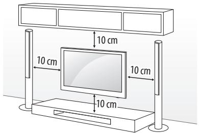 LG 32LH510B - Montagem numa parede - 1