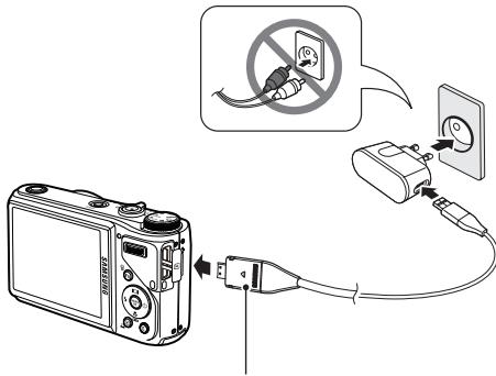 SAMSUNG VLUU WB550 - Charging the battery - 1