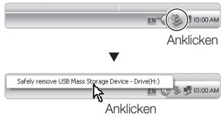 SAMSUNG VLUU WB550 - Sicheres Abtrennen (unter Windows XP) - 1