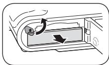 SAMSUNG WB1000 - Inserting the battery and memory card - 2