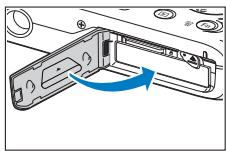 SAMSUNG PL211 - Insertion de la batterie et de la carte mémoire - 4