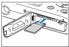 SAMSUNG PL211 - Insertion de la batterie et de la carte mémoire - 2