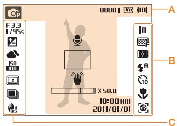 SAMSUNG PL211 - Description des icônes - 1