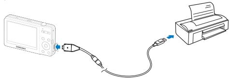 SAMSUNG ST30 - Impression de photos avec une imprimante photo (PictBridge) - 1