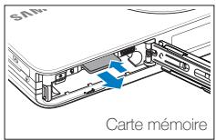 SAMSUNG ST30 - Retrait de la batterie et de la carte mémoire - 1