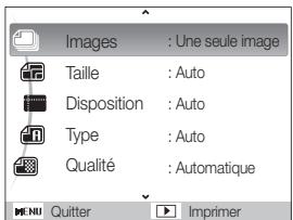 SAMSUNG ST30 - Configuration des paramètres d'impression - 1