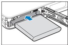 SAMSUNG ST30 - Insertion de la batterie et de la carte mémoire - 3
