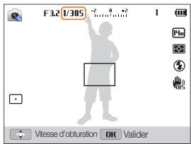 SAMSUNG WB150F - Mode Priorité obturateur - 1