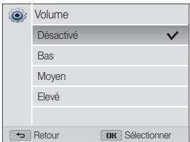 SAMSUNG WB150F - Accès au menu des paramètres - 3