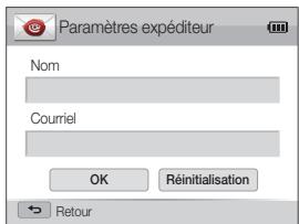 SAMSUNG WB150F - Enregistrement de vos coordonnées - 1