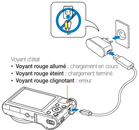 SAMSUNG WB150F - Chargement de la batterie - 1