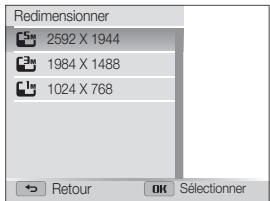SAMSUNG WB150F - Redimensionnement des photos - 1