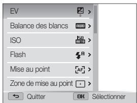 SAMSUNG WB150F - Retour au menu précédent - 4
