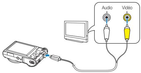 SAMSUNG WB150F - Affichage des fichiers sur un téléviseur - 1