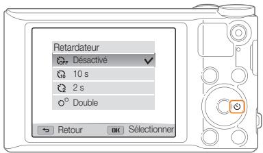 SAMSUNG WB150F - En mode Prise de vue, appuyez sur [💡]. - 1