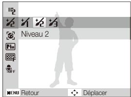 Niveau 2 MENU Retour Déplacer