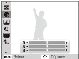 R 6 B MENU Retour Déplacer