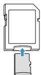 SAMSUNG WB2100 - Verwendend des Speicherkartenadapters - 1