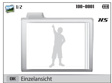 SAMSUNG WB2100 - Anzeigen von Dateien als Ordner - 1