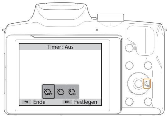 SAMSUNG WB2100 - Drücken Sie im Aufnahmemodus []. - 1