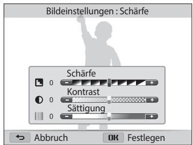 SAMSUNG WB2100 - Auswahlen einer Option für die Belichtungsreihe - 2