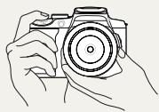 SAMSUNG WB2100 - Kamera richtig halten - 1