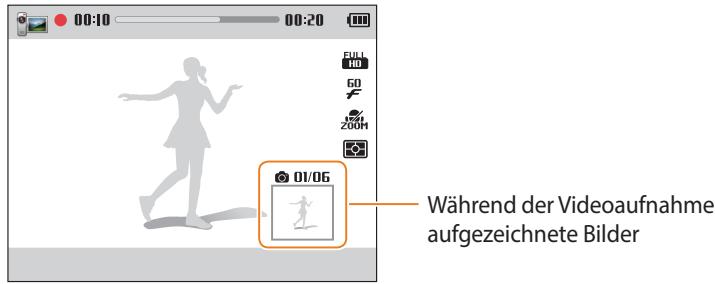 SAMSUNG WB2100 - Standbild der beim Aufzeichnen eines Videos aufnehmen - 1