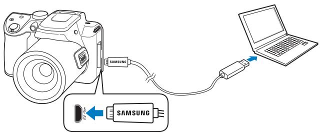 SAMSUNG WB2100 - Übertragen von Dateien auf einen Computer mit Windows-Betriebssystem - 3