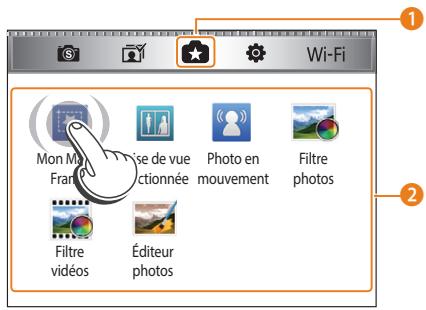 SAMSUNG WB250 - Modes de sélection - 2