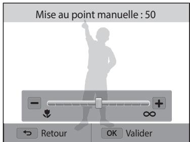 SAMSUNG WB250 - Réglage manuel de la distance fiscale - 1