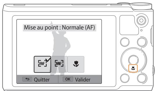 SAMSUNG WB250 - Mise au point automatique - 1