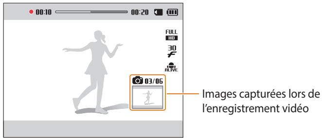 SAMSUNG WB250 - Capture d'images lors de l'enregistrement vidéo - 1
