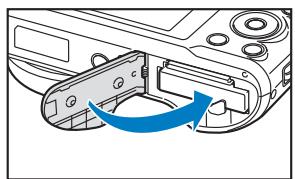 SAMSUNG WB250 - Insertion de la batterie et de la carte mémoire - 4