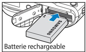 SAMSUNG WB250 - Insertion de la batterie et de la carte mémoire - 3