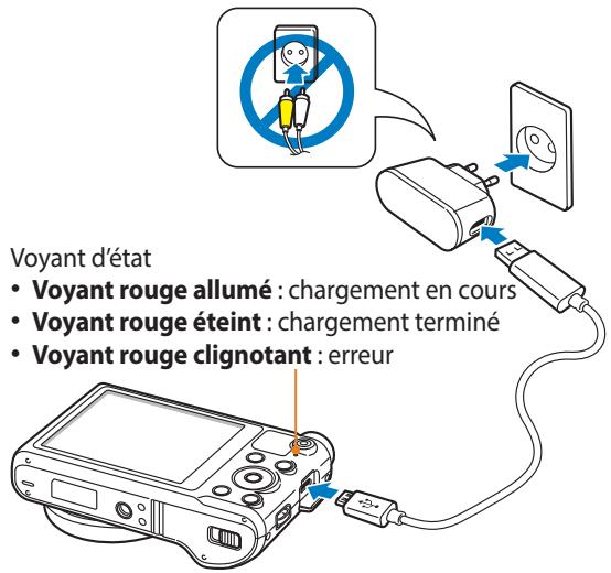 SAMSUNG WB250 - Chargement de la batterie - 1