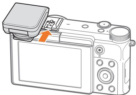 SAMSUNG NX3000 - Fixation du flash externe - 1