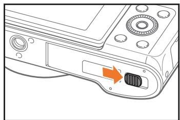 SAMSUNG NX3000 - Insertion de la batterie et de la carte mémoire - 4