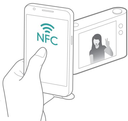 SAMSUNG NX3000 - Utilisation des fonctions NFC en mode Wi-Fi - 1