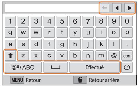 SAMSUNG NX3000 - Saisie de texte - 1