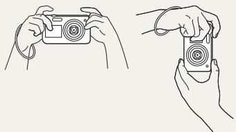 SAMSUNG PL 120 - Tenez l'appareil photo correctement - 1