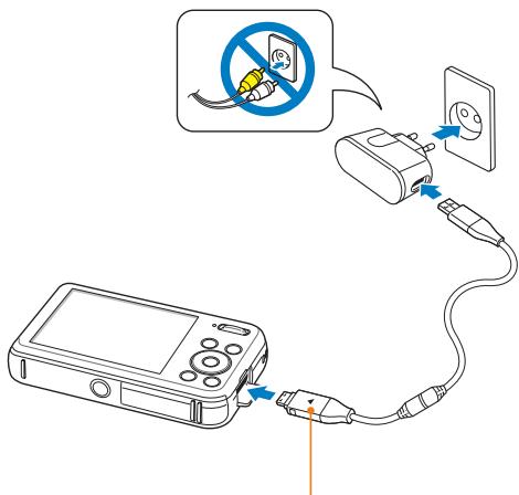 SAMSUNG PL 120 - Chargement de la batterie - 1