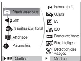 SAMSUNG PL 120 - Ex : sélection d'une option de balance des blancs dans le mode Programme. - 1
