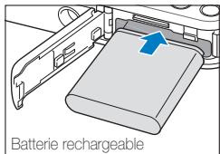 SAMSUNG PL 120 - Insertion de la batterie et de la carte mémoire - 3